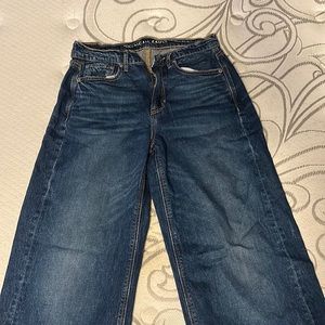 Super high rise wide leg American eagle size 2